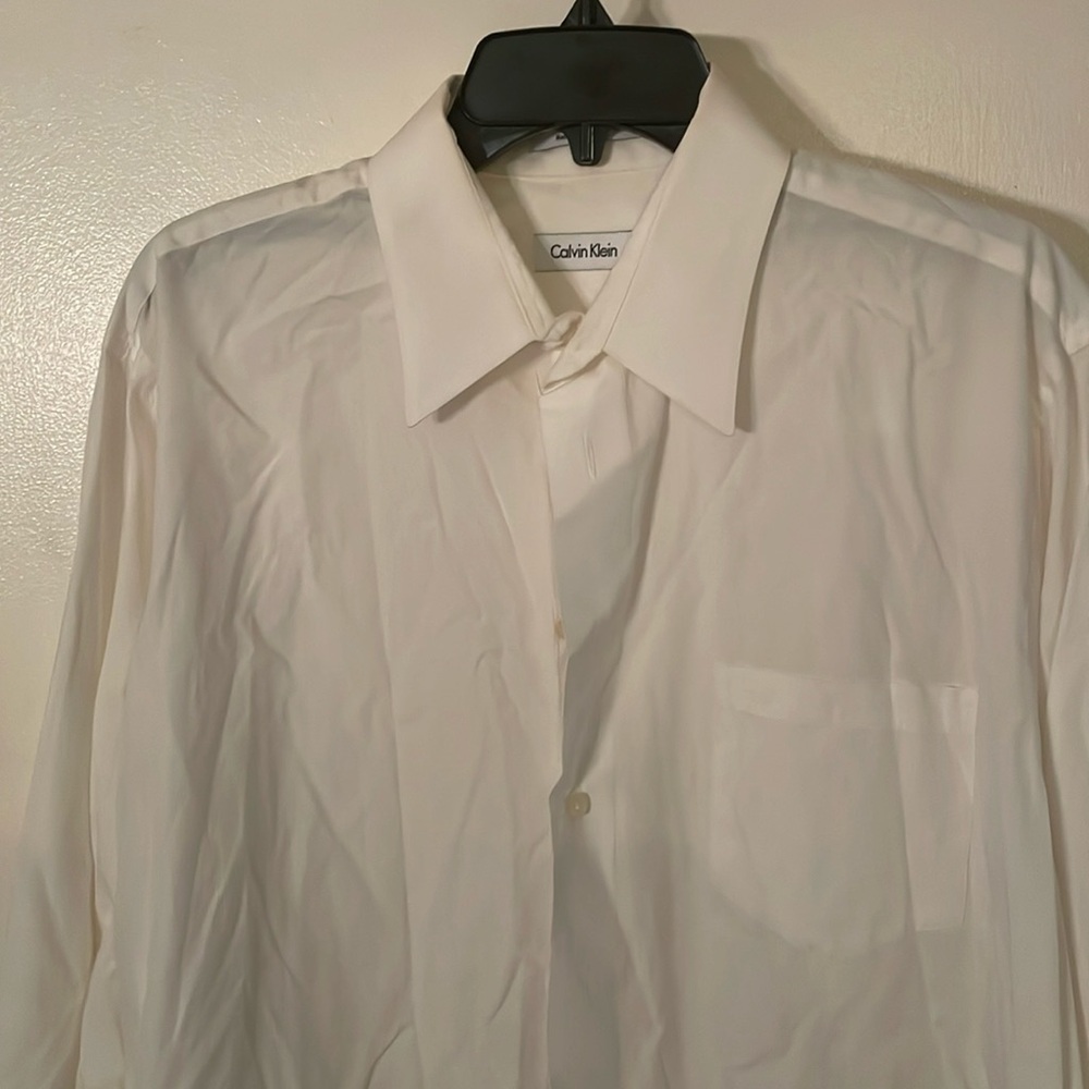 Calvin Klein Dress shirt white 17 34/35